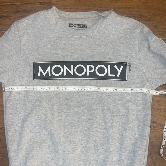 Oversized Monopoly Sweatshirt, Lagenlook, sz Extra Small. - Picture 7 of 8